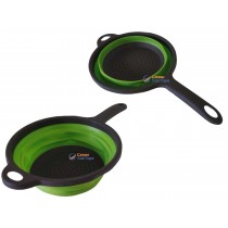 Друшляк складний силіконовий з довгою ручкою d-240 мм (№0445)